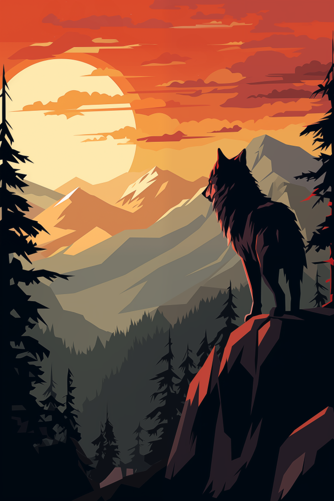 wandbilder-tiere-leinwand-poster-wolf-gesamtvorschau