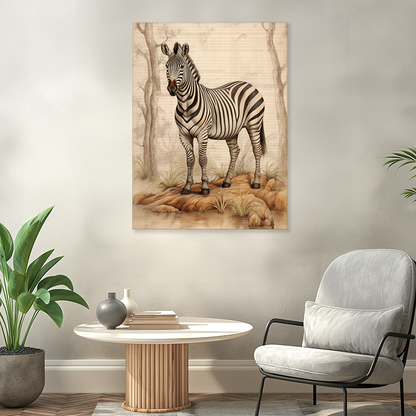 wandbilder-tiere-leinwand-poster-zebra-3x4