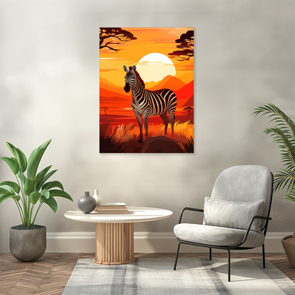 wandbilder-tiere-leinwand-poster-zebra-3x4