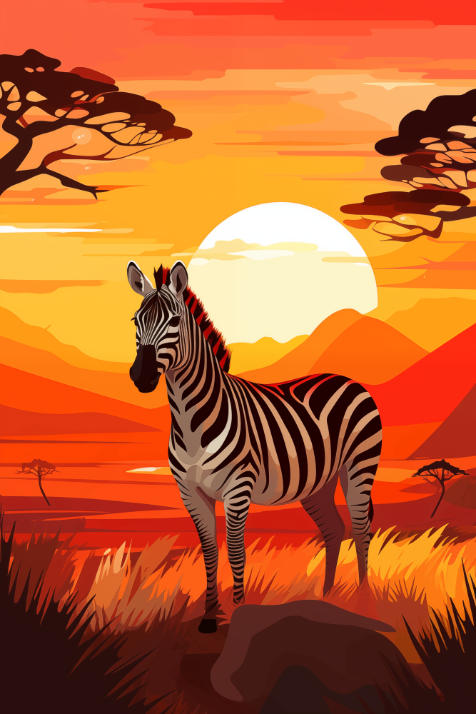 wandbilder-tiere-leinwand-poster-zebra-gesamtvorschau